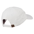 thumbnail image 4 of West Virginia State Map Embroidered Washed Cotton Cap - White OSFM, 4 of 5