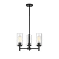 thumbnail image 5 of Millennium Lighting  Janna Chandelier Matte Black 3 3 Lights Matte Adjustable,13 to 24 Inches Painted 13 to 24 Inches, 5 of 5