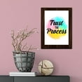 thumbnail image 5 of Trust The Process, Wooden Frame 8x10 Decorative Wall Plaque (Full Color) | Positive Affirmation Inspiration Décor, 5 of 7