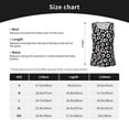 thumbnail image 4 of Uemuo Black Leopard Pattern Workout Tank Tops for Women Breathable Moisture-wicking tank top Sleeveless Running Loose Fit Yoga Tops Active Shirts Sports Gym Exercise, 4 of 9