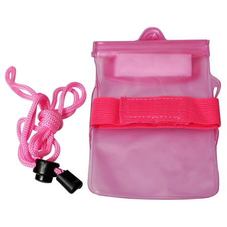 Waterproof Bag Pink | Universal Dry Bag Floating Pouch Case Cover For Cell Phone MP3 Touchscreen Iphone 5.7 Inch x 3.54 (Best Way To Dry Out Iphone)