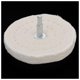 thumbnail image 4 of Almohadilla para rueda de trapeador de pulido de tela de 2 x 4 pulgadas y 100 mm para pulidora y taladro eléctrico/a batería, 4 of 4