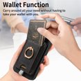 thumbnail image 3 of ELEHOLD Leather Case for Google Pixel 7 Pro Magnetic Detachable Card Holder Magnetic 2 in 1 Wallet Case with Ring Holder Kickstand Compatible with Mag Safe Shockproof Cover,black, 3 of 8