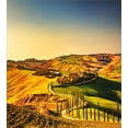thumbnail image 3 of Ambesonne Italy Duvet Cover Sets, Tuscany Crete Senesi, 2-Twin, Marigold Green Blue, 3 of 3