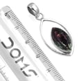 thumbnail image 2 of 925 Sterling Silver Pendant Natural Eudialyte Handmade Jewelry, 2 of 4