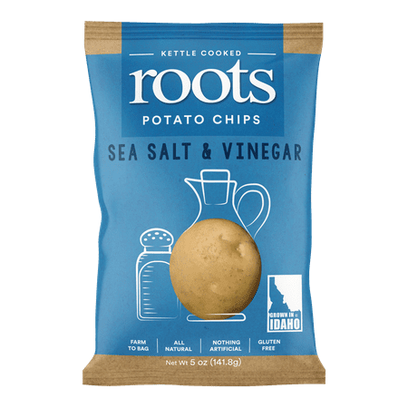 Roots Chips Sea Salt & Vinegar Potato Chips, 5 ounce