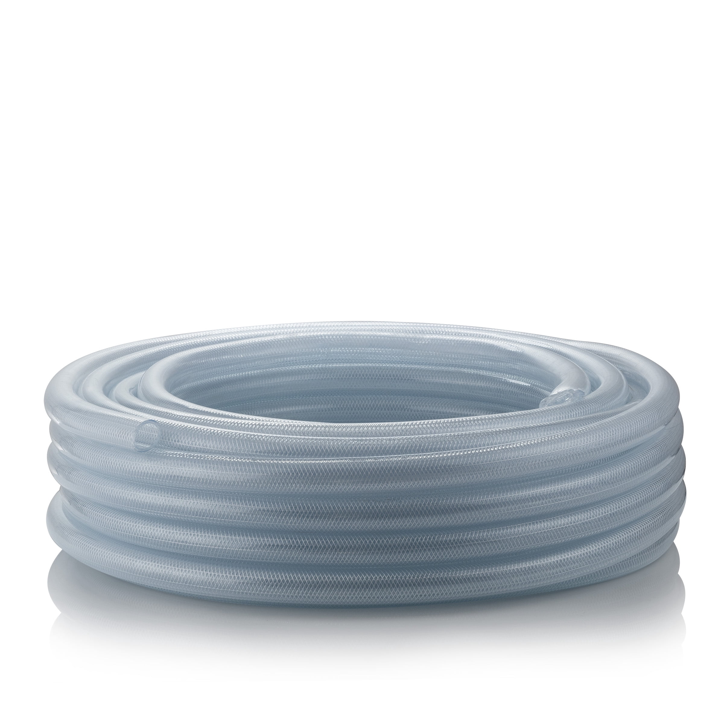 3/8 in. I.D. x 100 ft. Clear Braided High Pressure Reinforced PVC Vinyl Tubing