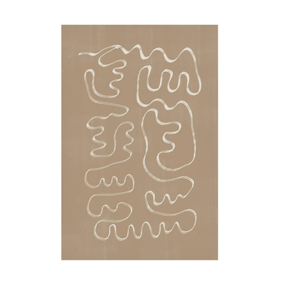 Trademark Fine Art THE MIUUS STUDIO Abstract Lines No1 Canvas Wall Art