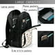 thumbnail image 4 of Balery Excavator Mochila con carga USB para hombre y mujer - Mochila impermeable y antirrobo para laptop con puerto USB para viajes, trabajo, 4 of 7