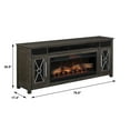 thumbnail image 5 of ClassicFlame Heathrow 76.6"W x 30.5"H x 17.4"D TV Center & 42" Infrared Firebox - Tifton Oak, 5 of 9