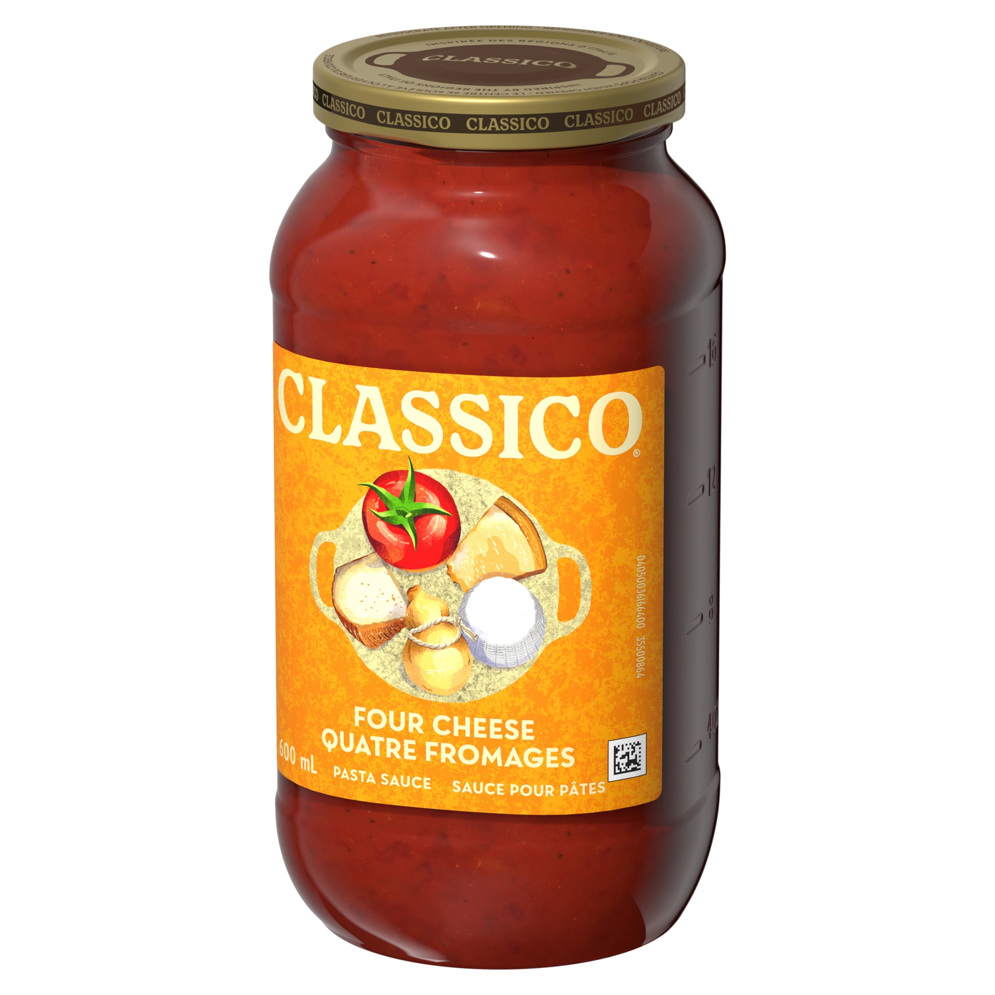 Classico Four Cheese Pasta Sauce, Classico Tomato & Four Cheese 600ML
