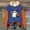 Blue, variant on Womens Hall-oween Green Color Block Hoodie - Ghost Jack-O'-Lantern Graphic, Soft Stretch, Orange Sleeves,Size XL