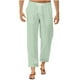 thumbnail image 2 of Pantalones largos de lino para hombre, holgados, de color liso, con cordón y bolsillos, para hombre, 2 of 7