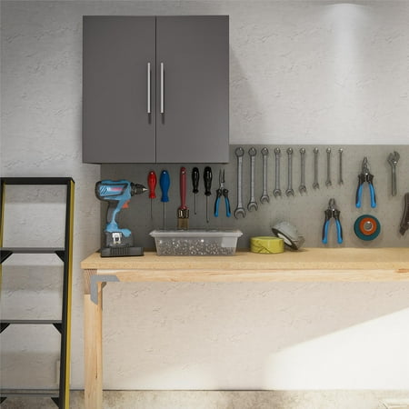 

Systembuild Evolution Westford 24 Garage Storage Wall Cabinet Graphite Gray