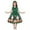 z250813-Green-2, variant on FhsagQ Dresses Girls Christmas Dresses Size 6-7 Kids Child Girls Pageant Gown Christmas Xmas Dance Party Princess Dress Girls Christmas Dresses Size 7 Summer Sky Blue 5-6 Years