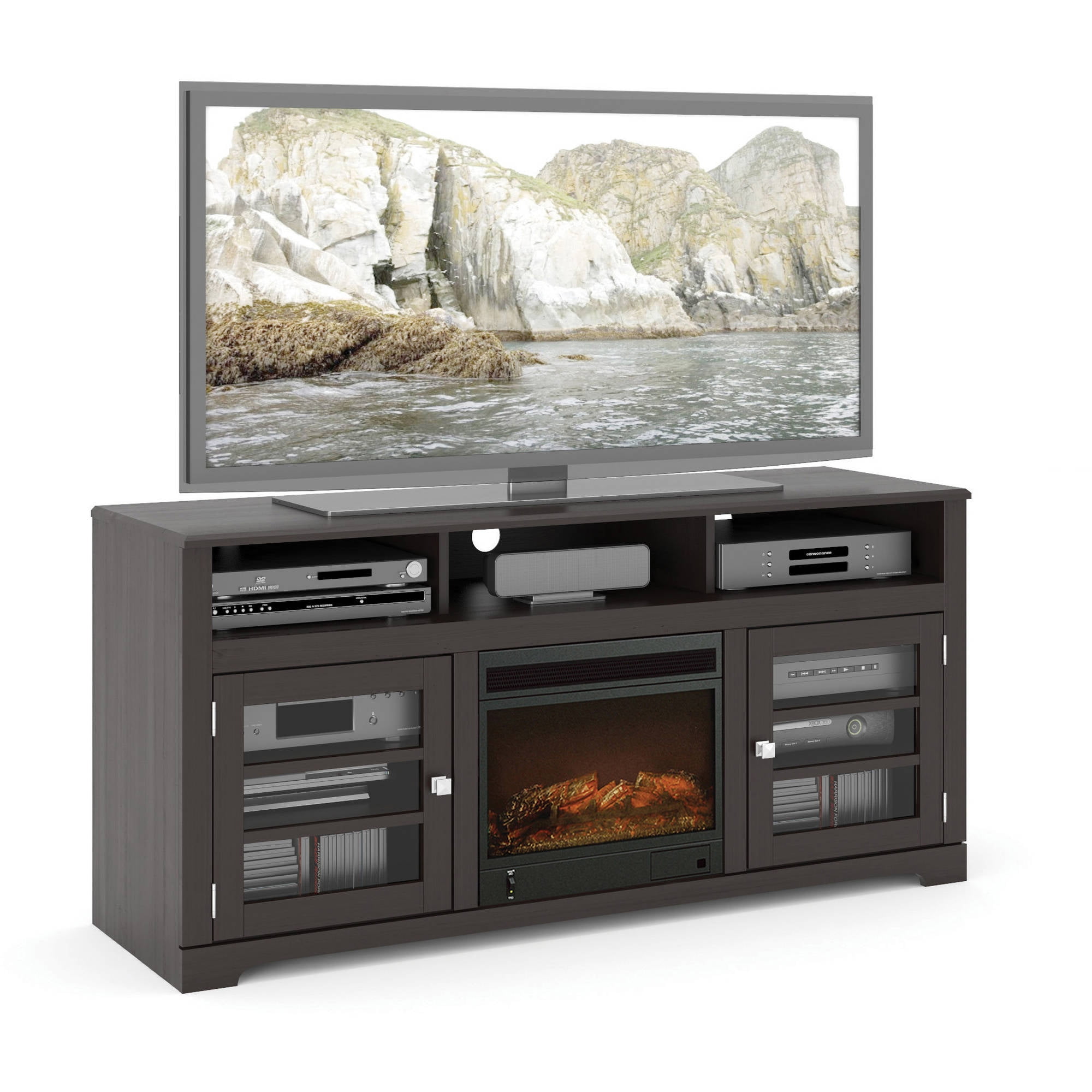 Fireplace TV Stands Walmartcom