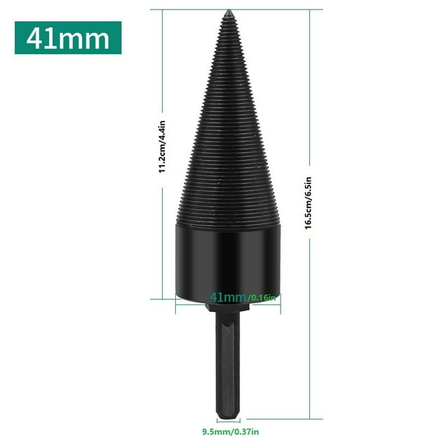 Agiferg Wood Splitting Drill Bit Split Drill Splitting Machine Drill Bit Electric Drill Wood Splitting Tool