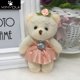 thumbnail image 3 of Para regalo de Navidad, nuevo, 12 CM, 10 unids/lote, juguetes de algodón pp para niños, muñeco de peluche, mini osito de peluche pequeño, ramos de flores, oso para boda, 3 of 5