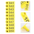 thumbnail image 3 of 100pcs Numbered Livestock ID Tag Animal Ear Tags Animal Number Tags for Cattle, 3 of 8