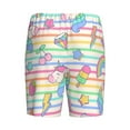 thumbnail image 2 of Haiem Cute Unicorn Men's Pajama Short with Soft Woven Cotton Elastic Waistband Sleep Short-Medium, 2 of 9