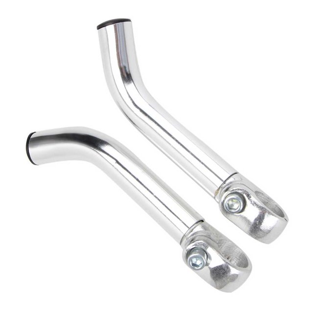Advancent 1 par de reposabrazos de bicicleta, manillar de repuesto, extensor de barra de manillar de aluminio para bicicletas de 22,2mm de diámetro, Ciclismo Plata Advancent OD029030-04