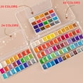 thumbnail image 5 of Matoen Watercolor Paint Set, 20 Colors in Portable Box, Including Metallic and Fluorescent Colors for Artists, Amateur Hobbyists and Painting Lovers, Perfect for Travel, 5 of 9