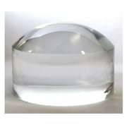MAXIMIZE 2.5" Desktop Dome Magnifier | 4X Magnification | Elegant Paperweight Style | Smooth Glide for Reading