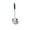 D, variant on 1-Piece Stainless Steel Kitchen Utensil - Cooking Spoon, Slotted Spatula & Soup Ladle for Frying/Pasta
