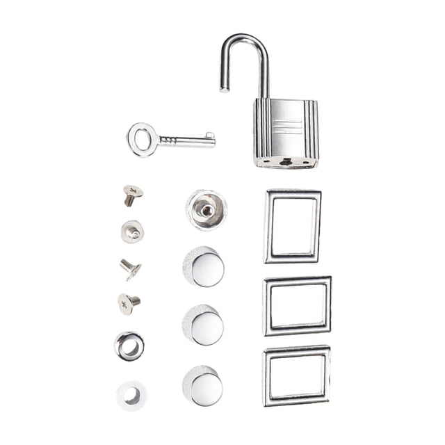 Hardware para bolsos, Hardware para bolsos, suministros de artesanía de lujo, clavos creativos para pies, ojales, tornillos para uñas, Hardware de Oro