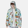 thumbnail image 2 of Vsdgher Cartoon Car Racing Print Adult Hoodie Shirts Rash Guard for Men Women,Long Sleeve Sun Protection Fishing Shirts for Athletic Running Swim-Medium, 2 of 7