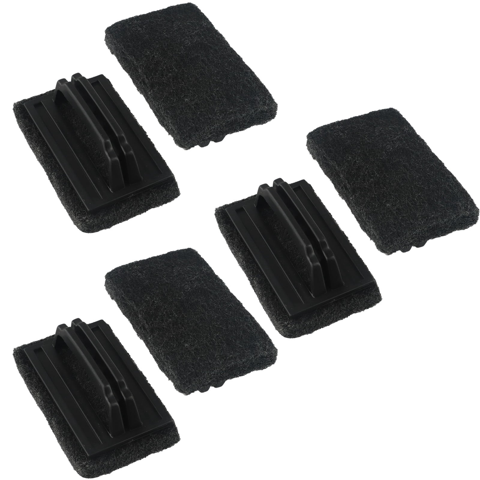 Premium Grill Cleaning Sponge Brush 6-Piece Set Clean Your Grill With Ease