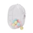 thumbnail image 4 of Bolsa transparente para exhibir figuras, estuche para guardar minifiguras y pelotas blandas para coleccionistas. Blanco, 4 of 9