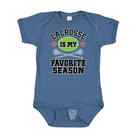 

Inktastic Lacrosse is My Favorite Season Gift Baby Boy or Baby Girl Bodysuit