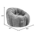 thumbnail image 5 of Oufan Bean Bag Chairs, Teddy Large Sofa Chairs with Armrests, Comfy Round Fluffy Beanbag, Stuffed Floor Sofa for Living Room, Bedroom, Apartment, 5 of 7