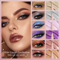 thumbnail image 4 of Con cerdas Brillo Líquido Sombra de ojos Crema Brillo Bronceadores Iluminadores Maquillaje Gel Rostro Cuerpo Iluminador Maquillaje de contorno natural, 4 of 5