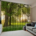 thumbnail image 3 of Youkk Digital Printing 3D Curtain Drapes for Bedroom Living Room Big Tree, 3 of 9