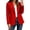 Red, variant on Plus Size Knit Blazer For Women, Solid Color Long Sleeve Cardigan Jacket With Pockets, Casual Business Work Office Blazer, Comfy Stretchy Suit Jacket Yellow XL
