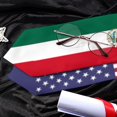 thumbnail image 5 of Mexico United States Flag Graduations Stole International Student Stole Pride Graduate Shawls, 5 of 6