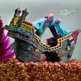 thumbnail image 2 of Vibrant Life Shipwreck Polyresin Aquarium Decor, Multicolor, 10.25" x 3.75" x 6.75", 2 of 8
