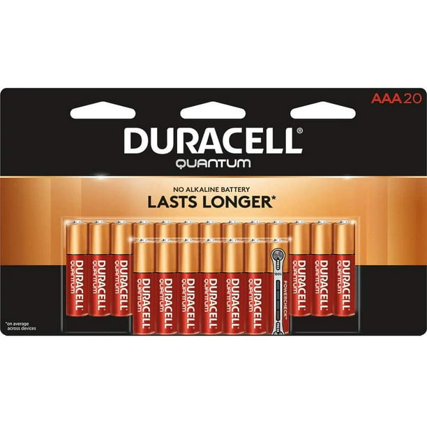 Duracell Quantum Alkaline AAA Batteries, 20 Ct