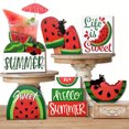 thumbnail image 1 of Mialoley Hello Summer Tiered Tray Decor Set Watermelon Ant Wood Signs Tabletop Centerpieces, 1 of 5