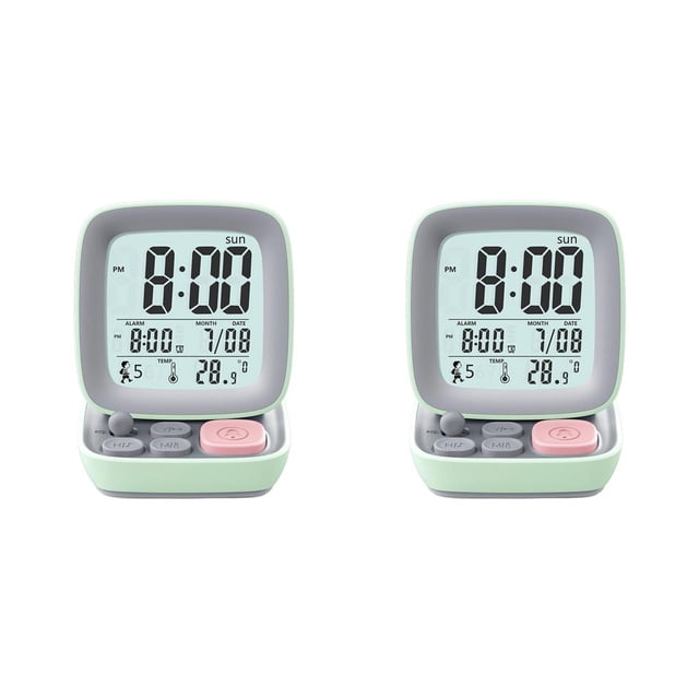 Toystoory Desktop wake up Clock with Date Type Clock Temperature Computer Type2