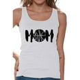 thumbnail image 1 of Awkward Styles Women's Basketball MOM Mothering Graphic Tank Tops Black Mother's Day Gift, 1 of 4