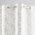 thumbnail image 5 of Hookless Jacquard Shower Curtain with Flex-on Rings and It's a Snap! Fabric Liner with Magnets, 71 In Wide x 74 In Long, Botanical Arboretum Print, Beige, 5 of 6