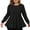 Black-Tops, variant on Women's Plus Size Round Neck Vertical Ribbed Peplum Tops Puff Long Sleeve Flowy Swing Blouses Casual Fall Relaxed Fit Everyday Shirts