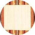 thumbnail image 1 of Ahgly Company Indoor Round Solid Brown Modern Area Rugs, 7' Round, 1 of 4