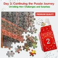 thumbnail image 6 of Countdown Sets Advent Calendar 2024 Christmas Puzzles 24 Days Countdown Calendar 1008 Piece Puzzle Game for Kids and Adults Bringing Holiday, 6 of 7