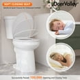 thumbnail image 5 of 2-Piece 1.1/1.6 GPF Dual flush Elongated 19 in. ADA Comfort Height Toilet in White Map 1000g, Soft-Close Seat Included, 5 of 20