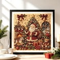 thumbnail image 5 of IPEWLEX Christmas Theme Full Round Drill Diamond Art Kit for Wall Decor & Holiday Gift, Vintage Holiday Patterns with Layered Visual Effect, Easy for Beginners, Includes Tools & Extra Beads, 5 of 7