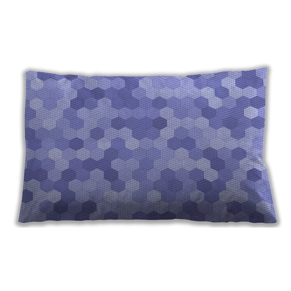 Ahgly Company Outdoor Rectangular Contemporary Lumbar Throw Pillow, 13 inch by 19 inch